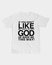 Load image into Gallery viewer, Take it up with God Men&#39;s Graphic Tee
