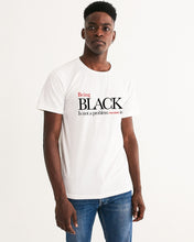 Load image into Gallery viewer, Black is not a problem Men&#39;s Graphic Tee
